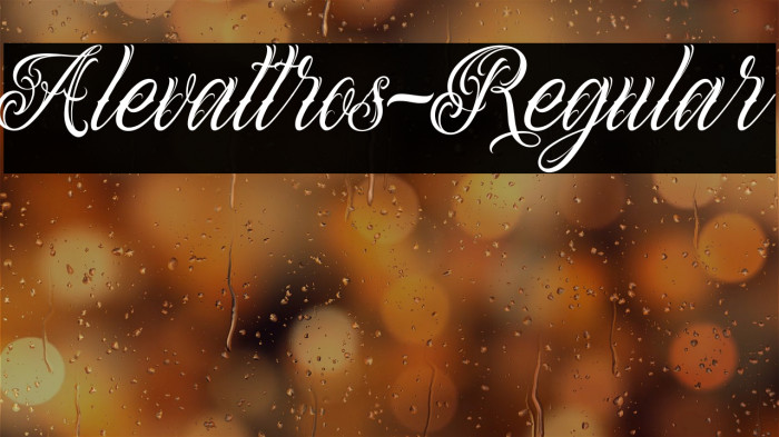 Alevattros-Regular Example 1