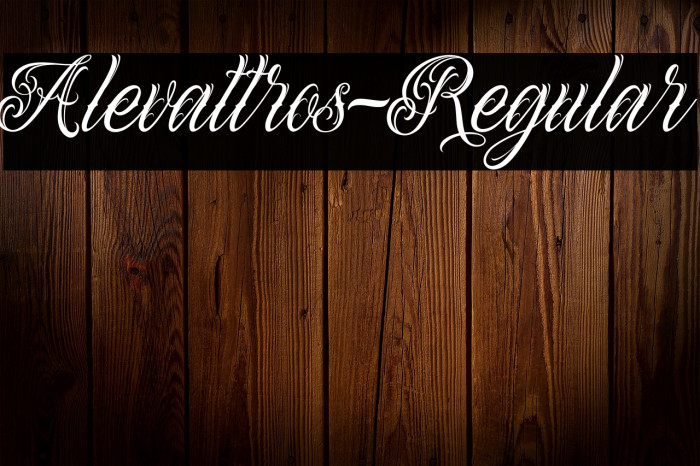 Alevattros-Regular Example 2