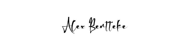 Alex Bentteke  नि: शुल्क फ़ॉन्ट्स डाउनलोड