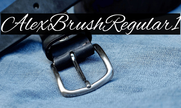 Alex Brush Regular1 Example 3