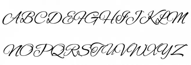 Alex Brush خط أحرف كبيرة