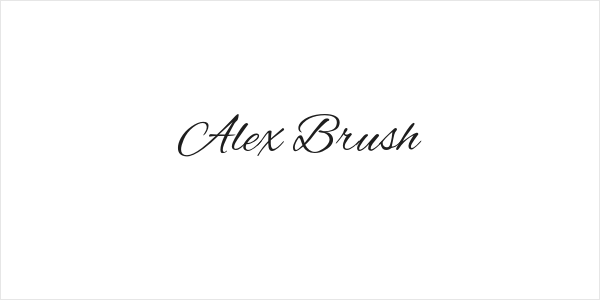 Alex Brush Logo
