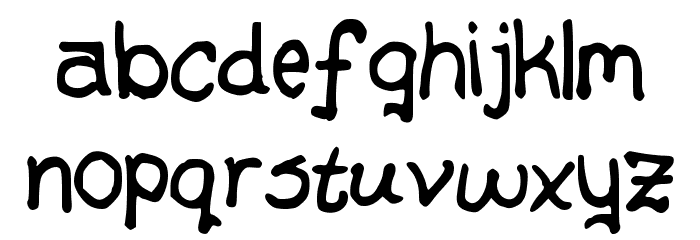 Alex Handwriting Font LOWERCASE