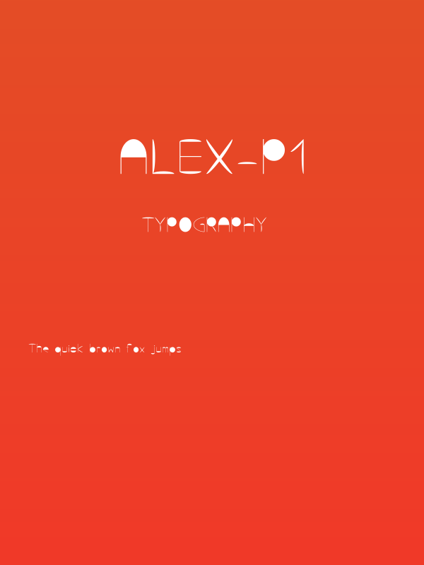 Alex-P1 Poster