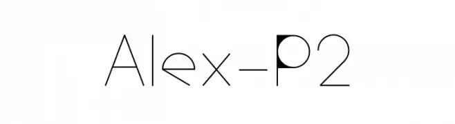 Alex-P2  les polices de caractères gratuit tlcharger