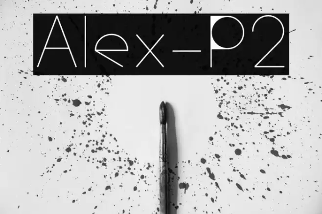 Alex-P2 Font examples