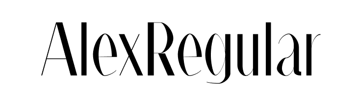Alex Regular    baixar fontes gratis