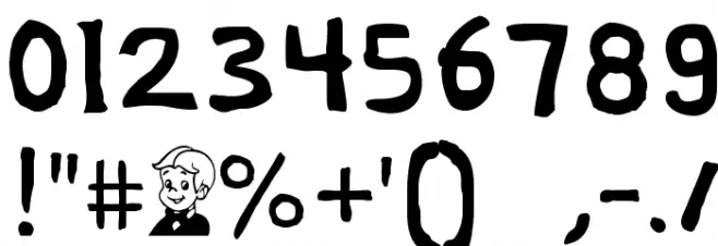 Alex Toth Font OTHER CHARS