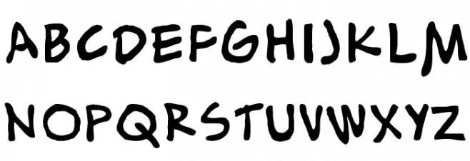 Alex Toth Schriftart Groß