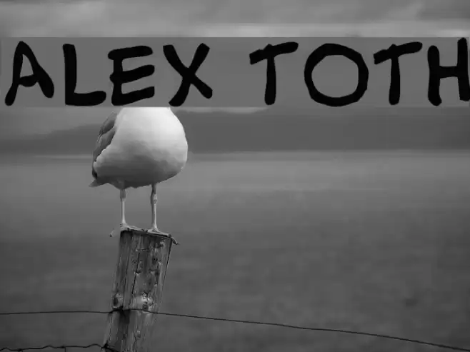 Alex Toth Font examples