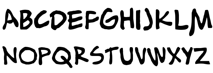 Alex Toth Font LOWERCASE