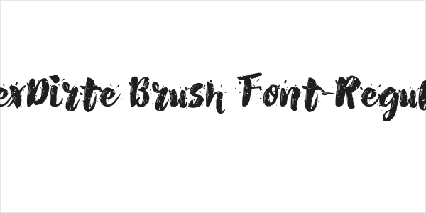 AlexDirte Brush Font-Regular Logo