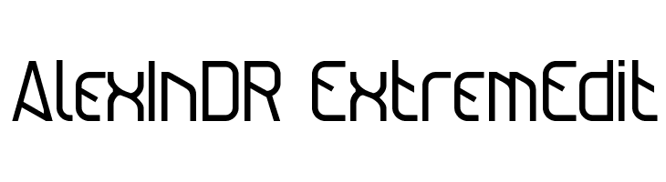 AlexInDR ExtremEdit Fonte
