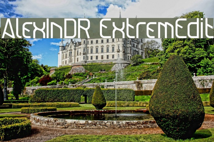 AlexInDR ExtremEdit Font examples