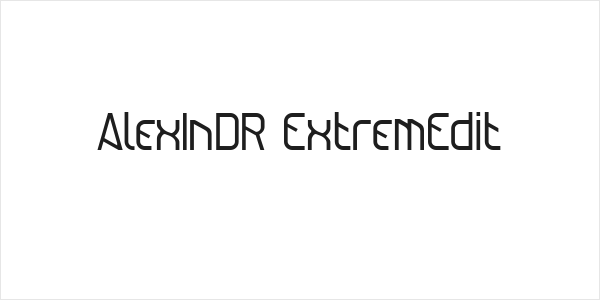 AlexInDR ExtremEdit Logo