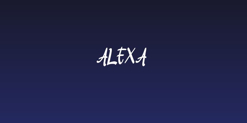 Alexa Social Header