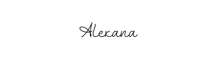 Alexana  font caratteri gratis