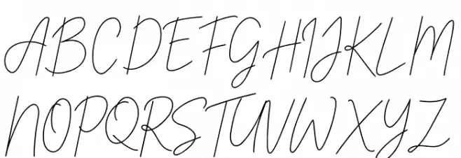 Alexander Lettering PERSONAL Regular خط أحرف كبيرة