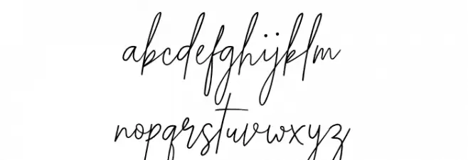 Alexander Lettering PERSONAL Regular Schriftart Kleinbuchstaben