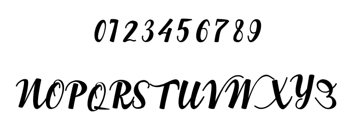 Alexander Reguler Demo Font OTHER CHARS
