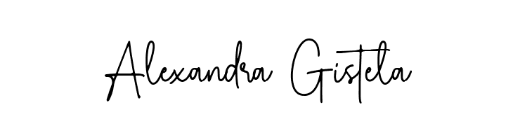 Alexandra Gistela  Descarca Fonturi Gratis