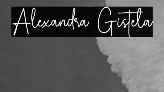 Alexandra Gistela Font examples