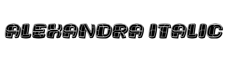 Alexandra Italic  フリーフォントのダウンロード