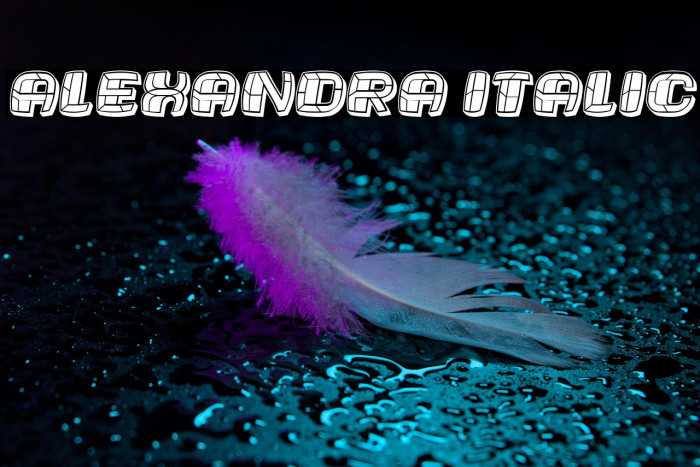 Alexandra Italic Example 1