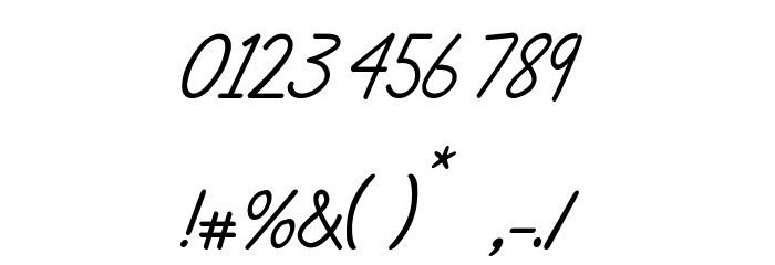 Alexandra Magnolia Font OTHER CHARS
