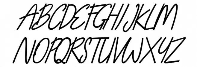Alexandra Magnolia Font Litere mari