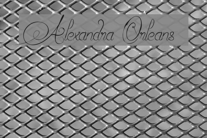 Alexandra Orleans Шрифта examples