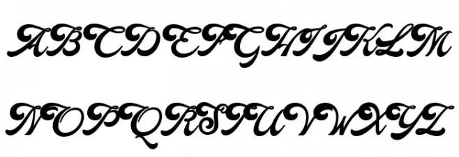 Alexandra Personal Use Regular 字体 大写