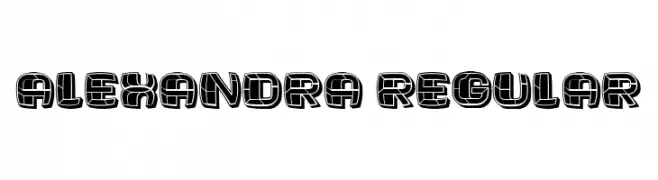 Alexandra Regular  Fuentes Gratis Descargar