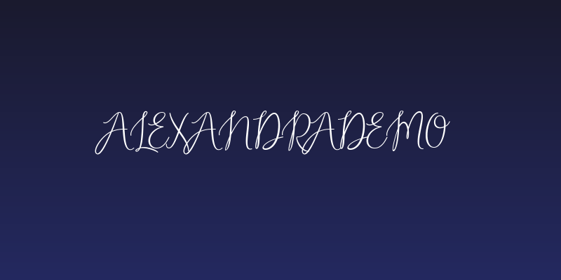 AlexandraDemo Social Header