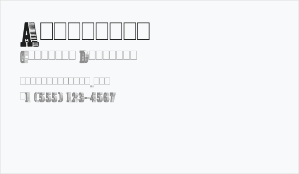 Alexandre Business Card