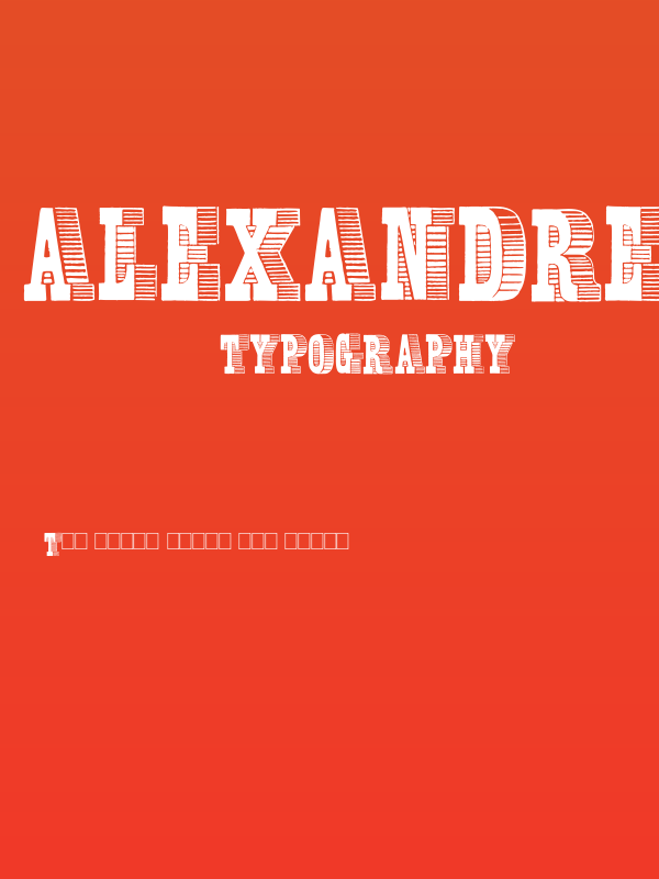 Alexandre Poster