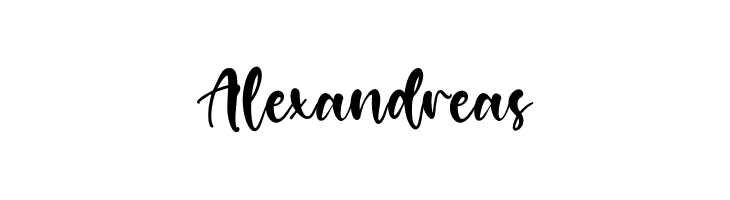 Alexandreas  font caratteri gratis