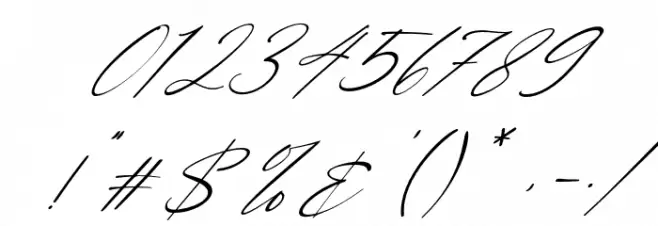 Alexandria-Italic Font OTHER CHARS