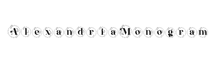 Alexandria Monogram  Fuentes Gratis Descargar