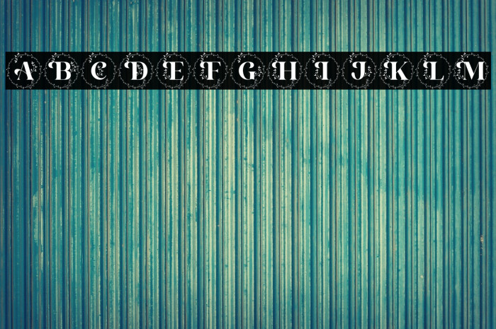 Alexandria Monogram Example 3