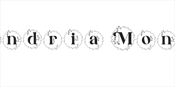 Alexandria Monogram Logo