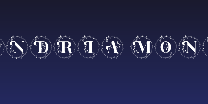 Alexandria Monogram Social Header