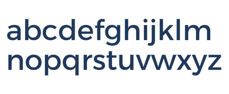 Alexandria Regular Lowercase