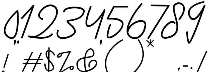 Alexandria Rose Font OTHER CHARS