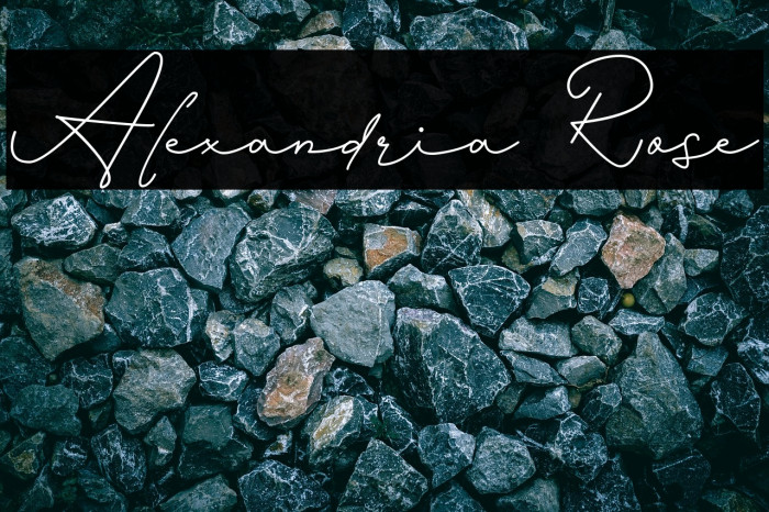 Alexandria Rose Example 1