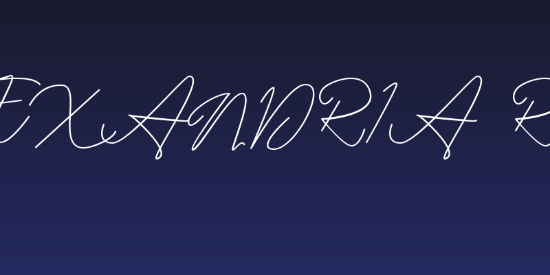 Alexandria Rose Social Header