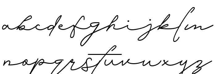 Alexandria Rose Font LOWERCASE