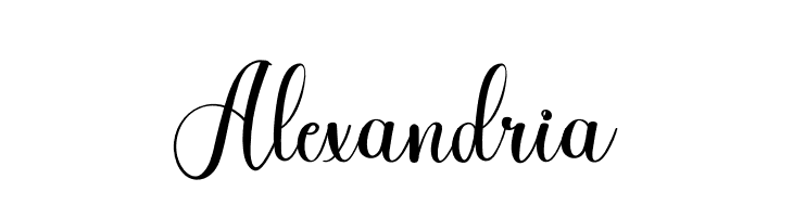 Alexandria  免费字体下载