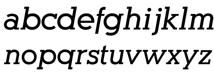 AlexandriaFLF-BoldItalic Font LOWERCASE