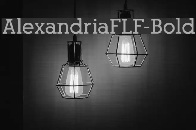 AlexandriaFLF-Bold Font examples